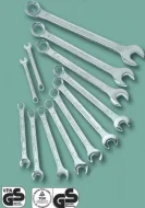 Set 8 Chei Combinate ( la un capat fixe si la celalalt inelare ) 8-19 mm,  CV, DIN3113 - MANNESMANN - M19850