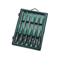 Set 6 Pile Metal Precizie, Chrome-Steel - MANNESMANN - M61010