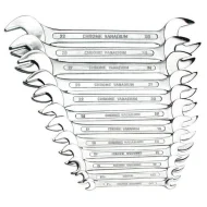 Set 12 Chei Fixe 6-32 mm, Chrom - Vanadium - MANNESMANN - M110-12